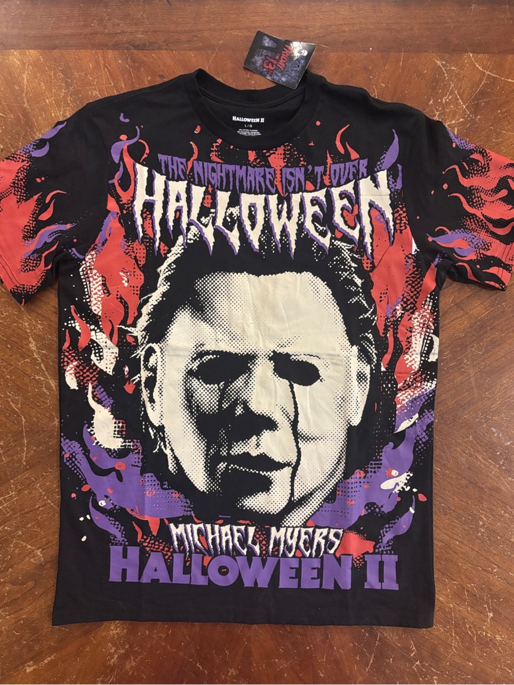 Brand New Michael Myers Black ‘Halloween II” Graphic Tee